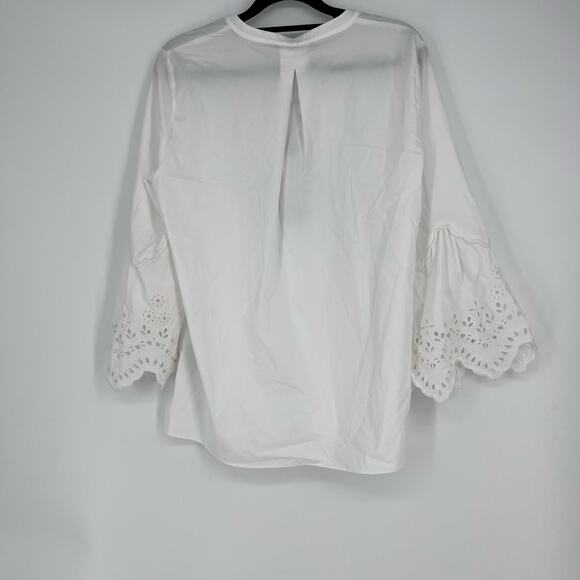 Kobi Halperin Mirri Eyelet Sleeve Top Womens Sz Small - Picture 6 of 7